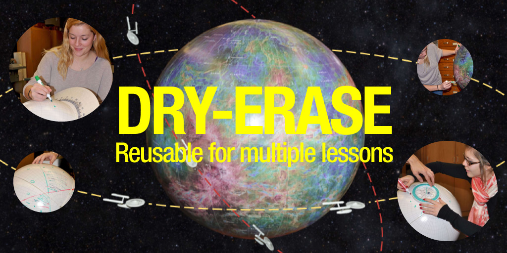 Using Dry Erase Globes