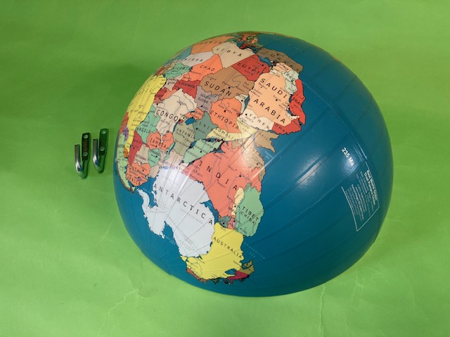 Dual Pangaea Hemisphere Globes